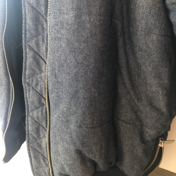 Bomber Denim Jacket - Picture 3 of 5